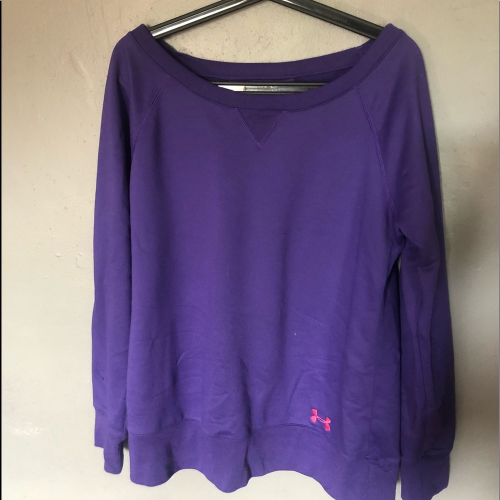 Under Armor scoop Neck Pullover